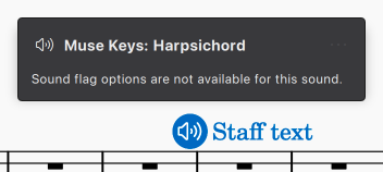 No sound flag options